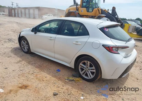 2019 Toyota Corolla Se z USA, uszkodzony, nr VIN JTNK4RBE9K3009951